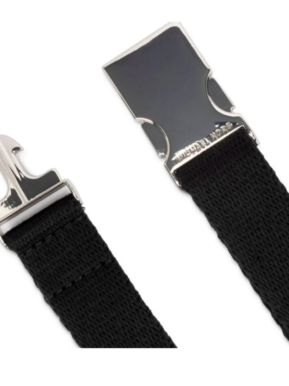Michael Kors Fanny Belt Bag Black and Sliver NEW